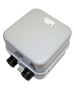 Пускатель электромагнитный ПМ12-063111 У2 В 63А 220В/50Гц 2НО+2НЗ IP54 нереверсивный без реле в корпусе без кнопок Электротехник ET000153