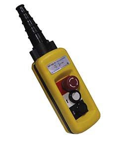 Пост кнопочный ПКТ-20Б У2 IP65 кнопка БЛОКИРОВКА с фиксацией (красн.) вверх/вниз 2NO Электротехник ET011042