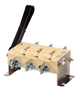 Выключатель-разъединитель ВР32-35 В 71250-32 УХЛ3 250А съемная боковая смещенная рукоятка 3п на два направления с дугогасительными камерами IP32 Электротехник ET485185