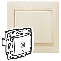 Выключатель 1-кл. 2п СП Valena 10А IP31 250В с индикацией механизм сл. кость IEK 774349