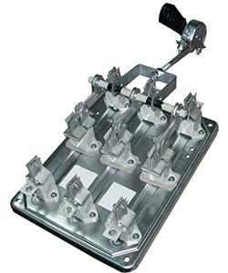 Разъединитель-предохранитель РПЦ-6 УХЛ3 630А центральный привод с ППН-39 630А IP00 Электротехник ET547209