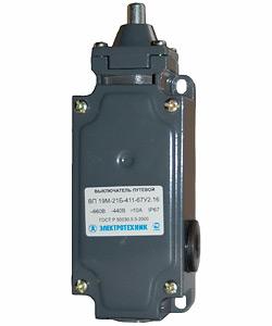 Выключатель путевой ВП 19М-21Б-411-67 У2.15 4п (1НО+3НЗ) IP67 толкатель Электротехник ET004162