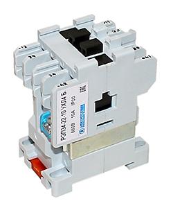 Реле электромагнитное промежуточное РЭП34-62-11 УХЛ4 Б 24В/50Гц 10А 6з+2р IP20 Электротехник ET003434