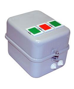 Пускатель электромагнитный ПМ12-010660 У3 В 10А 380В/50Гц AC 4НО+2НЗ IP40 реверсивный реверсивный с реле РТТ5-10-1 7.0-10.0А в корпусе с кнопками ПУСК + СТОП Электротехник ET006173