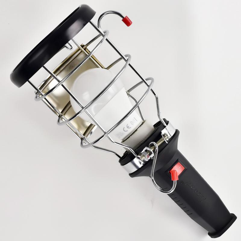 Светильник переносной 1х16А 2P+PE 220-240В с ручкой из каучука с выкл. LEZARD 106-0400-0106/106