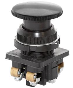 Выключатель кнопочный КЕ-191 У2 исп.5 1НЗ гриб без фиксации 10А IP54 660В черн. Электротехник ET529326