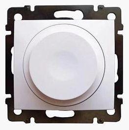 Диммер поворотно-нажимной универс. Valena LED 300Вт двухпроводной бел. IEK 695155