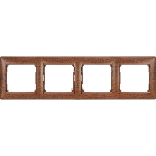 Рамка 4-м Valena горизонт. тонир. дерево Leg 770314