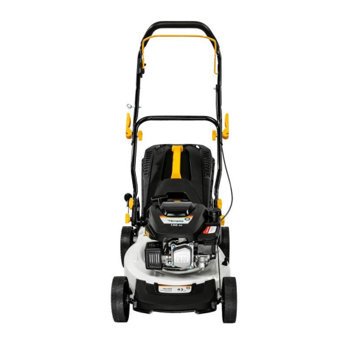 Газонокосилка бензиновая KR-430NSP несамоходная 150куб.см 43см Kranz KR-16-1235