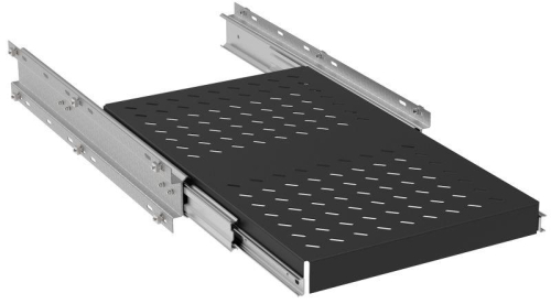 Полка выдвижная серверная 140кг 700мм черн. by ZPAS ITK ZP-SS05-H-00-78