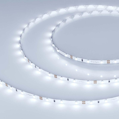 Лента светодиодная RT-A60-5mm 12V Cool 8000К 4.8Вт/м IP20 2835 узкая (уп.5м) Arlight 028610(2)