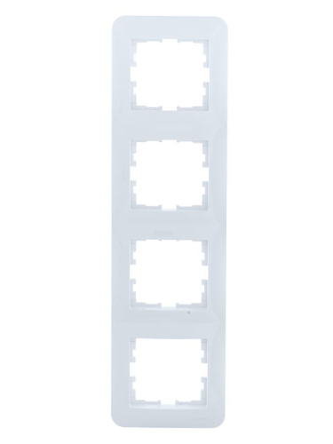 Рамка 4-м ASTI вертикал. бел. LEZARD 7081-0200-154
