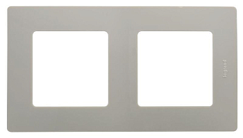 Рамка 2-м Etika светлая галька Leg 672522