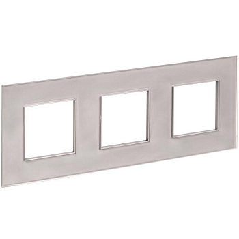 Рамка 3-м SKANDY SK-F23Sh стекло шампань IEK SK-M32-G-K37