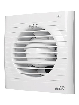 Вентилятор вытяжной осевой 100мм обр. клапан бел. ERA 4C