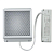 Светильник светодиодный ULP-1010 7W/4000K IP40 GRILYATO WHITE 7Вт 4000К IP40 630лм 100х100х37 потолочный встраив. грильято рассеив. призма с источником питания бел. Uniel UL-00007426