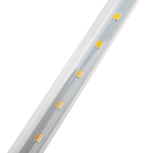 Гирлянда светодиодная "Тающие сосульки" 10шт х 50см шаг 100см 600LED тепл. бел. 24В провод каучук черн. соединяется Neon-Night 256-427