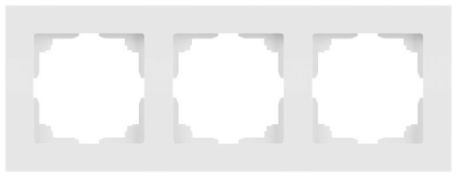 Рамка для розеток и выключателей Accent 6-503-01М на 3 поста СУ бел. матов. Intro Б0063744