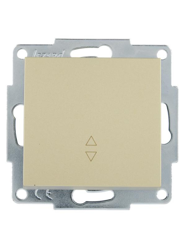 Переключатель проходной 1-кл. СП Vesna механизм титан LEZARD 742-3788-105