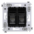 Розетка 2-м СП RJ-45 кат.6 Avanti "Черный квадрат" DKC 4402294 Розетка 2-м СП RJ-45 кат.6 Avanti "Черный квадрат" DKC 4402294