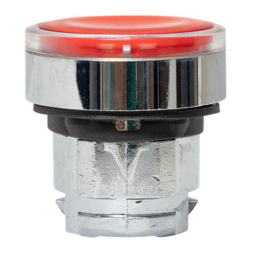 Механизм кнопки исполнительный XB4 красн. плоский возвратный без фиксации с подсветкой IP65 EKF XB4BW-R-65