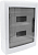 Корпус щита распределительного для модульного оборудования 24M(12х2) навесной прозр. затемненная дверца Cetinkaya Pano CP30924