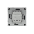 Розетка силовая KANT 2P+E без шторки черн. уголь DKC 7012033