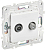 Розетка двойная TV+SAT SKANDY SK-A13W арктич. бел. IEK SK-AF20-O-K01