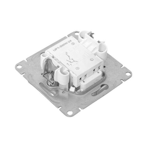 Выключатель 2-кл. СП Эпика с подсветкой механизм алюм. EKF UP1-SWA-24