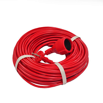 Удлинитель-шнур 1х40м без заземл. 10А IP20 2.2кВт ПВС 2х1 DOMTOK 2491