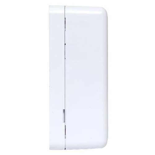 Корпус розетки настенной на 1 модуль Keystone со шторкой и маркером бел. TERACOM PRO EKF TRP-EBOX-1KSTN-WH