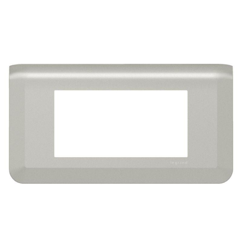 Рамка 4мод. Mosaic алюм. Leg 079314L