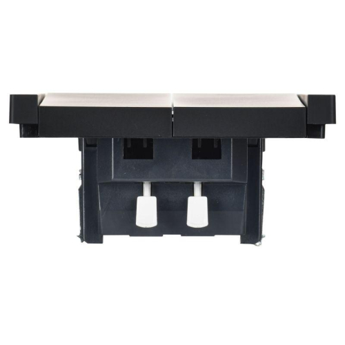 Выключатель жалюзи СП FORTE&PIANO 10А FP111 черн. IEK FP-V15-0-10-1-K02