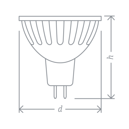 Лампа светодиодная 94 350 NLL-MR16-7-230-3K-GU5.3-60D 7Вт 3000К тепл. бел. GU5.3 490лм 220-240В Navigator 94350