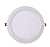 Светильник светодиодный PPL-R WH 24Вт 6500К IP40 d300мм ДВО встраив. ультратонкий кругл. JazzWay 5009776A