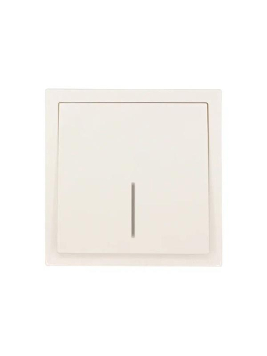 Выключатель 1-кл. с индик. СП ZIMA IP20 10А безвинт. зажим слон. кость LEZARD 704-9088-111QC