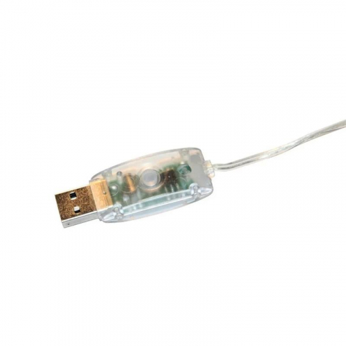 Гирлянда "Нить" ILDM120RGB-C-USB-RC 120 RGB минисветодиодов 12м с контроллером для помещений пульт SHLights 4690601049230