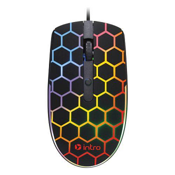 Мышь MG278 игровая проводная 800-3600dpi черн. Intro Б0060196