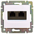Розетка компьютерная 2-м СП Valena RJ45 кат.5 UTP механизм сл. кость (DIY-упак.) Leg 695626