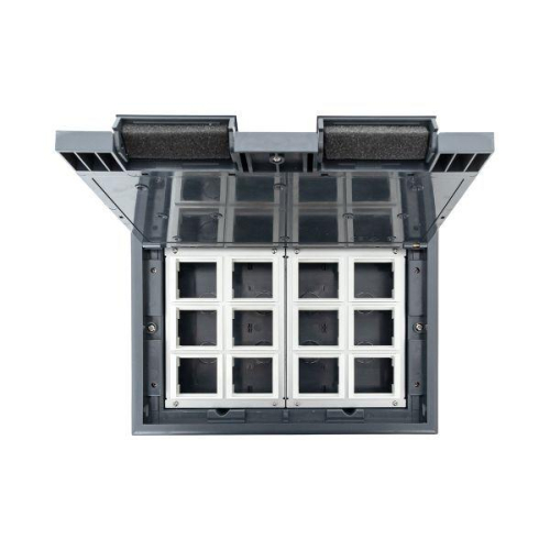 Лючок напольный с изменяемой глубиной C-Line 24 (с приборной рамкой) EKF cl-ln-k-24