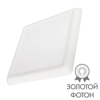 Светильник CL-FIOKK-S300x300-25W Day4000-MIX (WH 120 deg 230В) (IP44 пластик) Arlight 034472