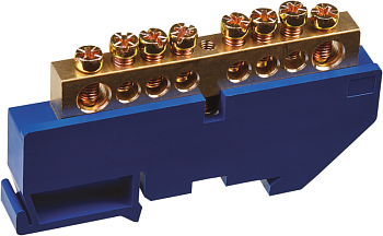 Шина нулевая на DIN-изоляторе 8х12-8 Navigator 71159