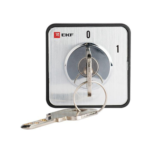 Переключатель кулачковый ПК-1-113 3п 10А "0-1" с ключом EKF pk-1-113-10