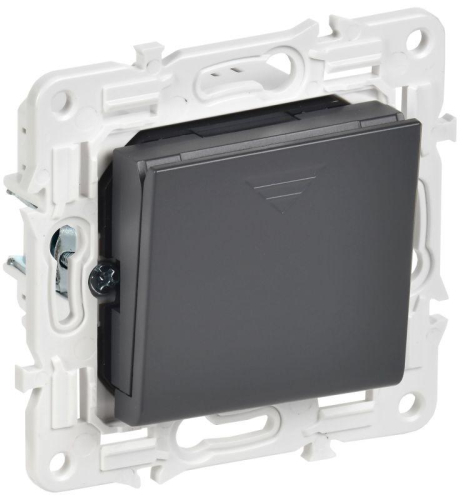 Выключатель карточный SKANDY 30А SK-V15T титан IEK SK-V11-0-10-K48