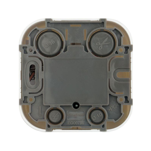 Вывод кабельный ОП с фиксат. кабеля Quteo бел. Leg 782216