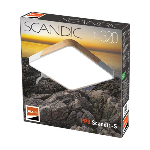 Светильник светодиодный декоративный PPB Scandic-S 36Вт 4000К IP20 настенно-потолочный бытовой WH/W JazzWay 5037311