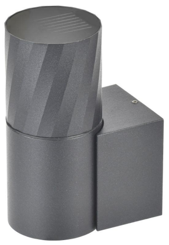 Светильник 5220 GU10 IP65 уличный настенный сер. IEK LT-UBU0-5220-GU10-1-K03