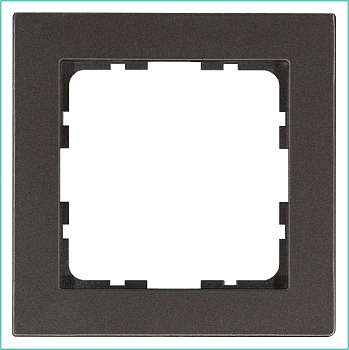 Рамка 1-м G-Classic мокко Jasmart G1001Z