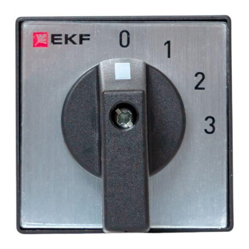 Переключатель кулачковый ПК-1-121 1п 10А "0-1-2-3" IP65 EKF pk-1-121-10-65
