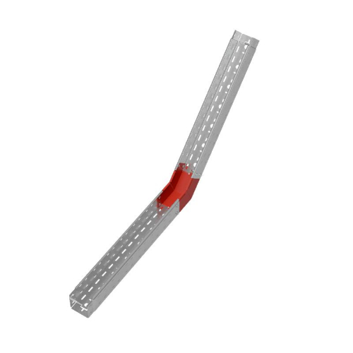 Угол для лотка вертикальный внутренний 45град. 100х100мм "ПЛЮС" HD85 КМ PL17693